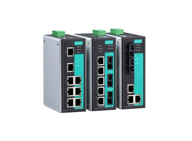Moxa EDS-405A-MM-ST 3x10/100BaseT(X), 2x Multi Mode ST 